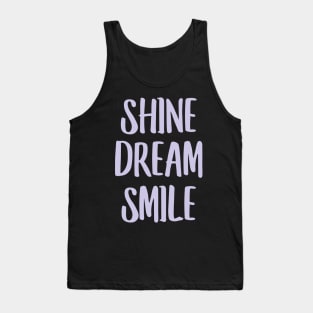 BTS mikrokosmos shine dream smile lyrics Tank Top